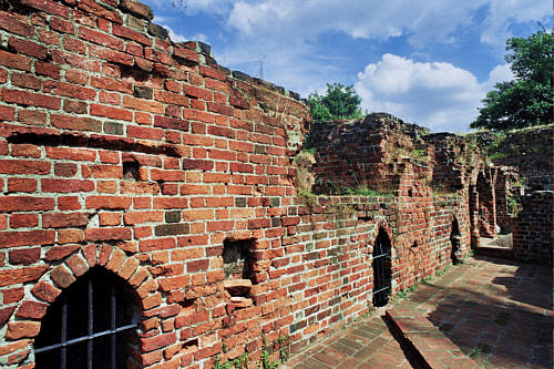 Ruiny krzyżackiego zamku w Toruniu