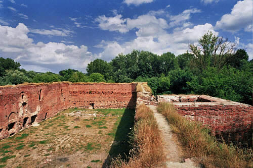 Toruń-Dybów - Widok z murów zamkowych