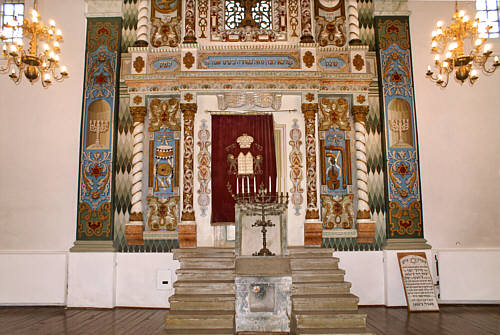 Ołtarz w Wielkiej Synagodze