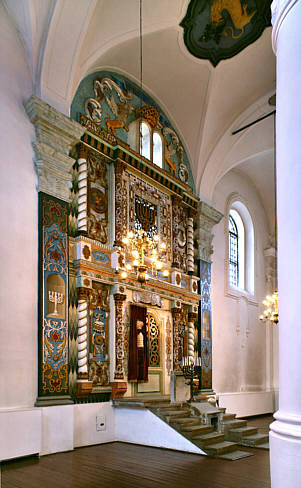 Wnętrze Wielkiej Synagogi