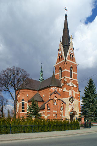 Neogotycki kościół świętych Rocha i Marcina z 1916 roku