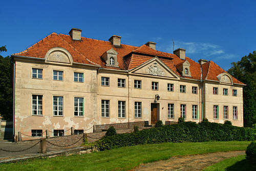 Elewacja frontowa pałacu autorstwa Ignacego Graffa