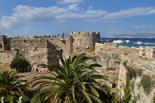 Zamek Kos był fortecą nadmorską