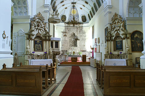 Wnętrze kościola św. Trójcy w Szczebrzeszynie
