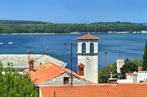 Widok z twierdzy na Adriatyk