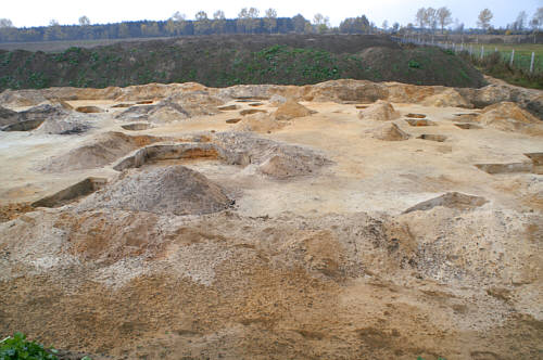 Potężne wykopaliska archeologiczne na miejscu, które zajmie nowa autostrada A2