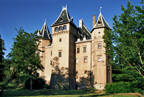 Elewacja zachodnia zamku w Gołuchowie