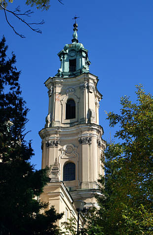 Wieża kościoła Matki Boskiej Bolesnej