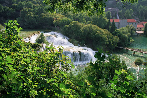 Wodospad w Parku Narodowym Krka