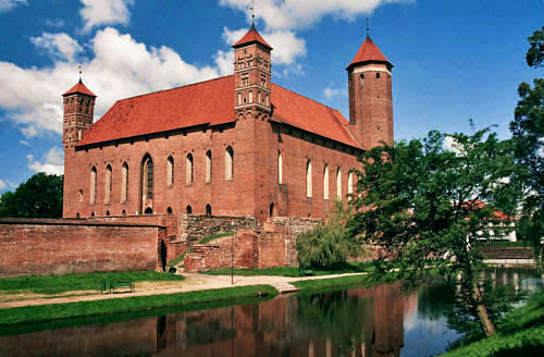 Zamek biskupów warmińskich z XIV wieku