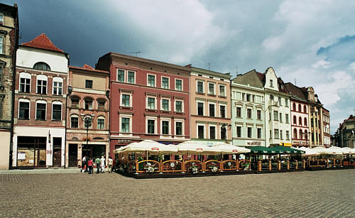Toruń - Kamienice na Rynku Staromiejskim