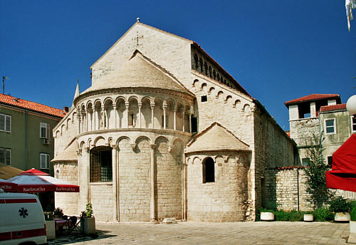 Zadar - Romański kościół św. Krszewana