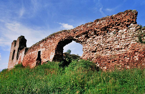 Besiekiery - Zachodnia ściana zamku