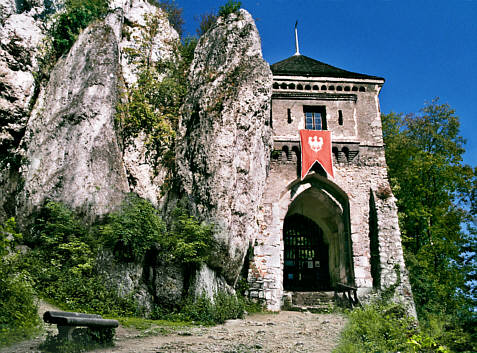 Wieża bramna zamku ojcowskiego