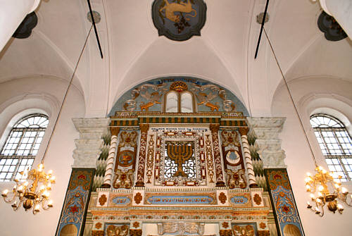 Wnętrze Wielkiej Synagogi