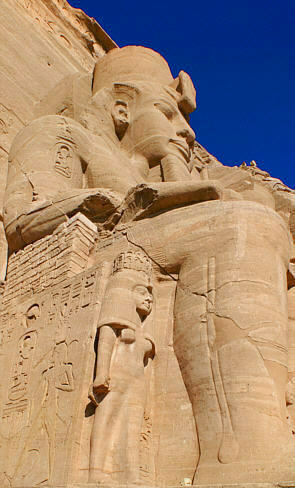 Faraon Ramzes i jego żona