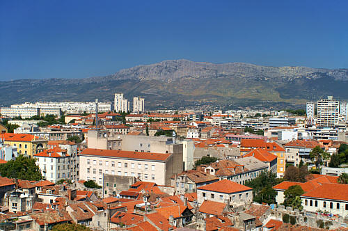 Panorama nowszej części miasta