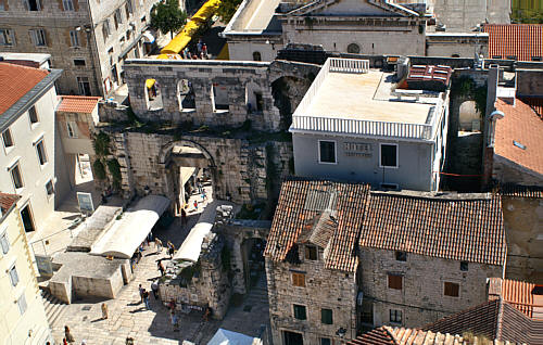 Srebrna Brama do pałacu Dioklecjana w Splicie