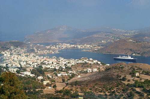 Widok na Patmos