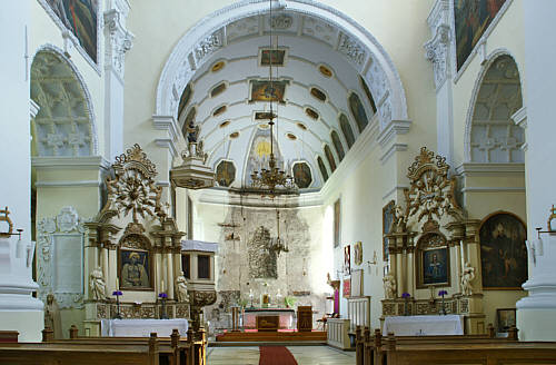 Wnętrze kościola św. Trójcy
