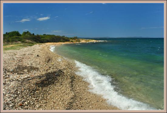 Dzika plaża w Zadarze - Boriku