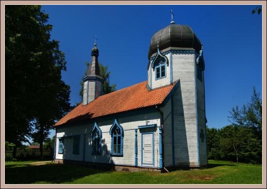 Cerkiew drewniana jedinowierców z pocz. XX wieku, obecnie prawosławny klasztor żeński pw. Zaśnięcia Matki Bożej