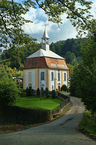 Świątynia to dawny kościół ewangelicki z XVIII w.